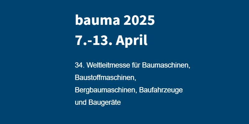 Bauma 2025 München